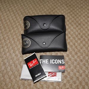 Raybans EMPTY Sunglass Black Case